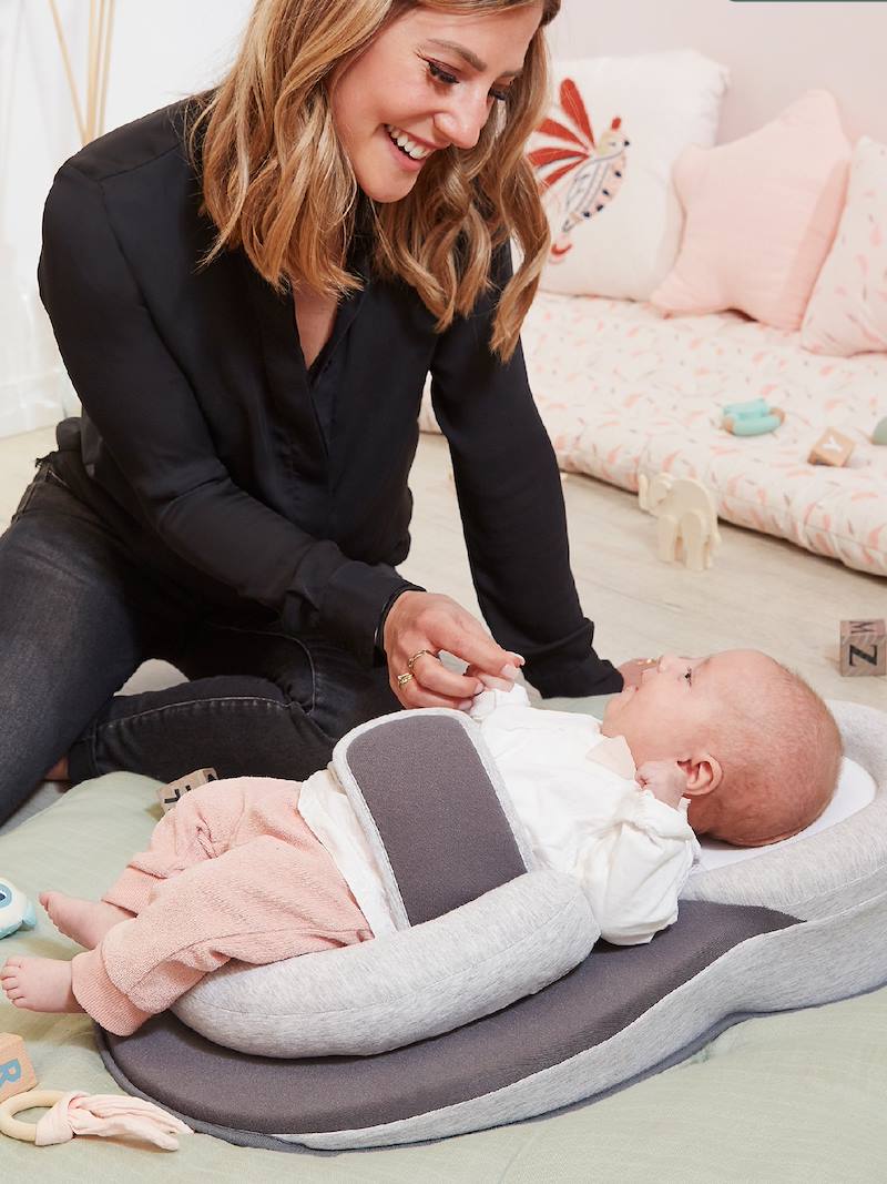 Cosydream (+) Pro Crib Wedge by BABYMOOV - light grey