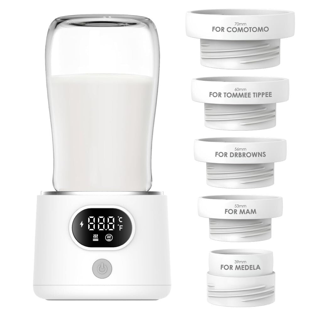 Fast Portable Baby Bottle Warmer USB Travel Milk Heater Leakproof Quick Heat