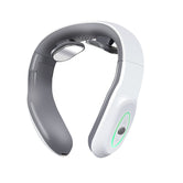 Portable Heated Neck Massager with Electric Pulses