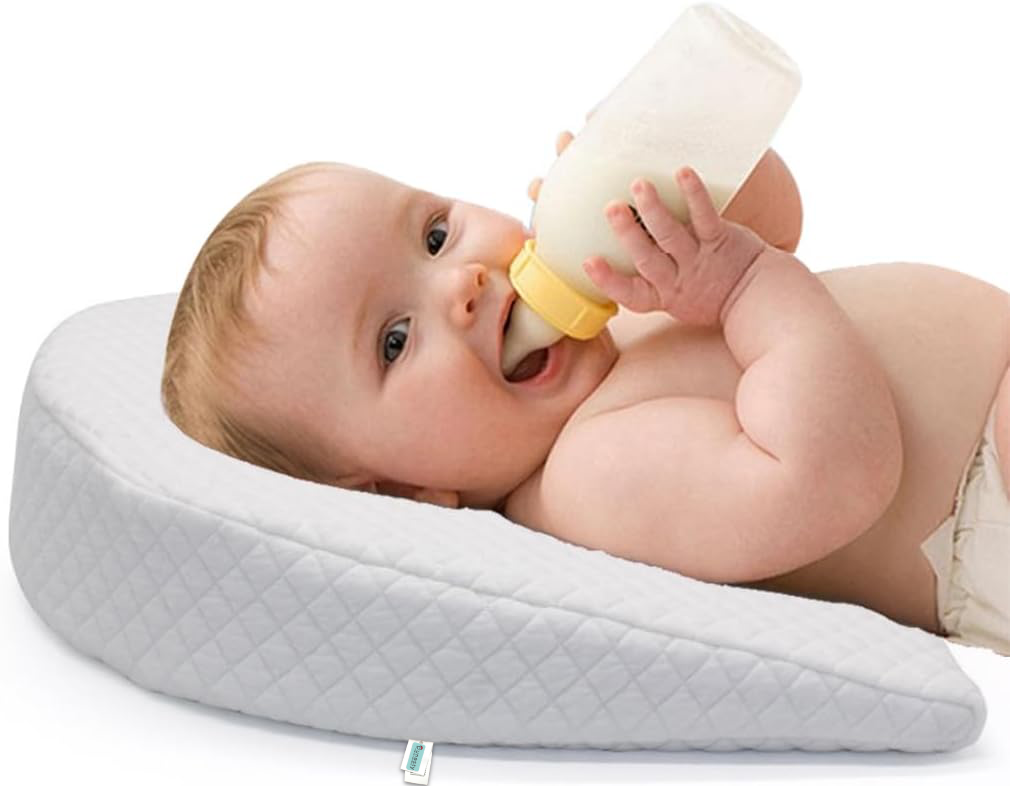 Dunasty Bassinet Wedge Pillow Crib Wedge Baby Wedge Pillow Crib Wedge for Reflux Baby Reflux Pillow