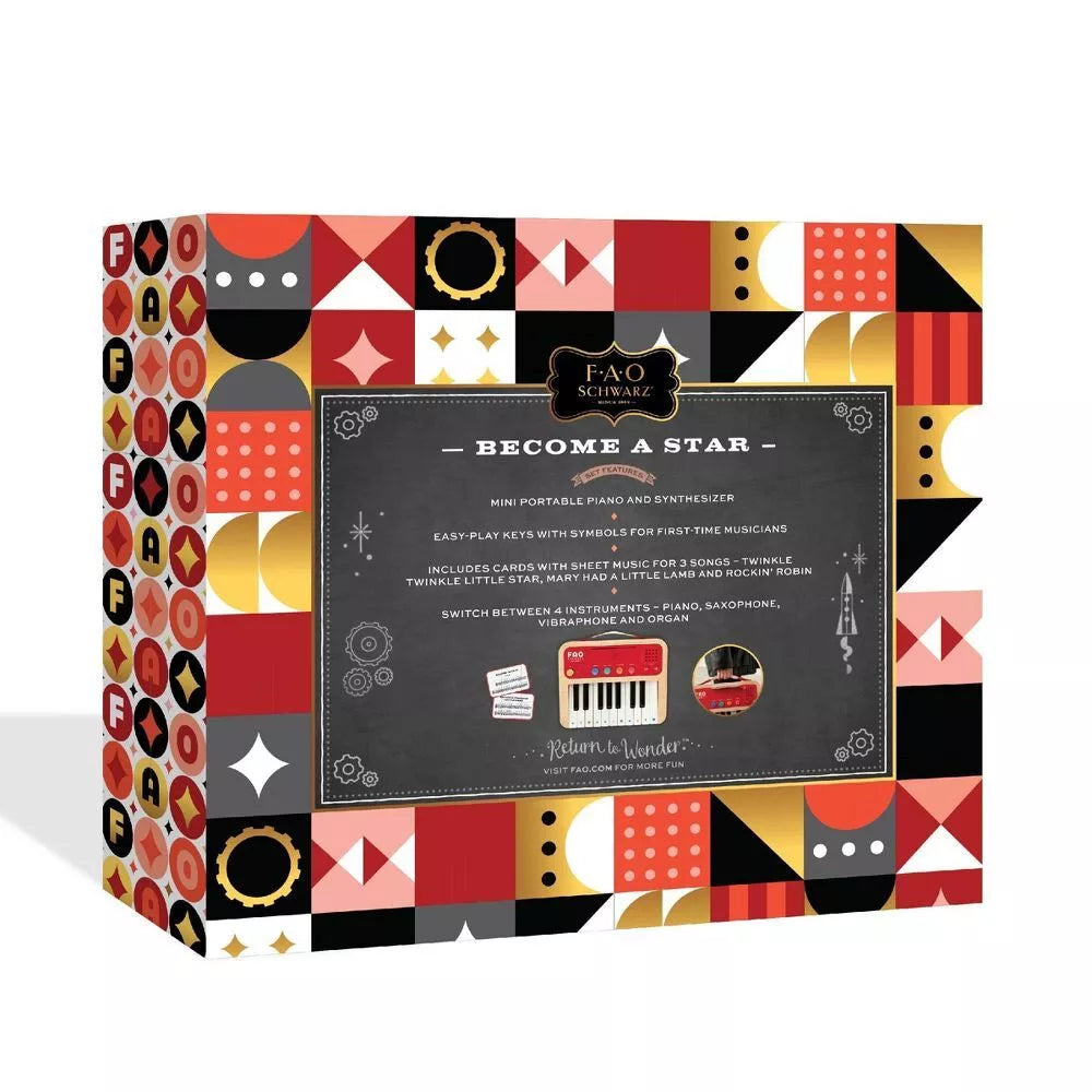 FAO Schwarz Portable Piano and Synthesizer for Kids