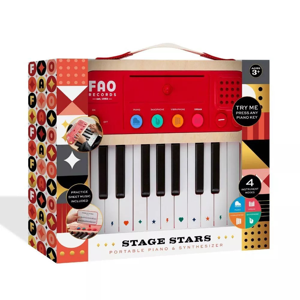 FAO Schwarz Portable Piano and Synthesizer for Kids