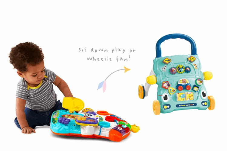 Premium Baby Walker Musical Learning Trolley Dunasty