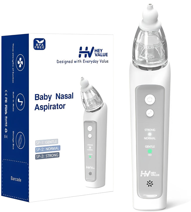 Baby Nasal Aspirator, Electric Nose Sucker for Baby, Newborns Nasal  Aspirator, Toddler & Infants Rechargeable Portable Nose Cleaner Mucus  Remover with
